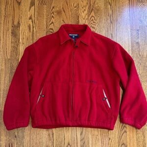 Polo Sport Ralph Lauren | Men’s Vintage Fleece Jacket Full Zip Red | L